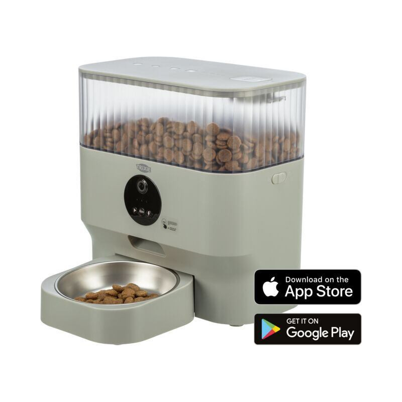 Automatické krmítko TX-C Smart 5.01, 5 l/ 28 x 30 x 17 cm, světlešedá
