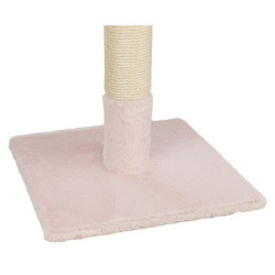 Škrabací sloupek BEANA, 69 cm, králičí plyš, světlerůžová - LIMITOVANÁ NABÍDKA