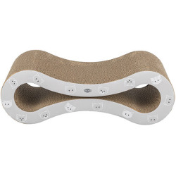 Škrabací vlna MIMI, 48 x 16 x 22 cm, šalvějová/šedá - LIMITOVANÁ NABÍDKA