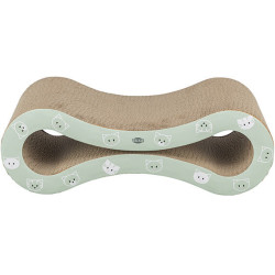 Škrabací vlna MIMI, 48 x 16 x 22 cm, šalvějová/šedá - LIMITOVANÁ NABÍDKA