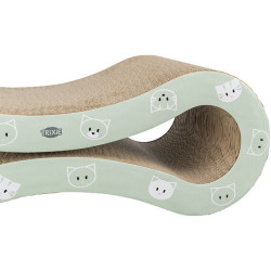 Škrabací vlna MIMI, 48 x 16 x 22 cm, šalvějová/šedá - LIMITOVANÁ NABÍDKA