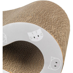 Škrabací vlna MIMI, 48 x 16 x 22 cm, šalvějová/šedá - LIMITOVANÁ NABÍDKA