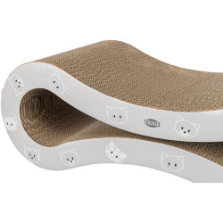 Škrabací vlna MIMI, 48 x 16 x 22 cm, šalvějová/šedá - LIMITOVANÁ NABÍDKA