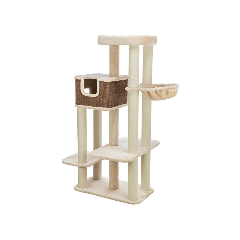 Škrabadlo BERTHOLO, 78 x 45 cm /165 cm, krémová/hnědá