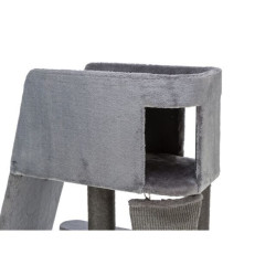 Škrabadlo ACTIVE, 96 x 38 / 122 cm, s lezeckou rampou, šedá