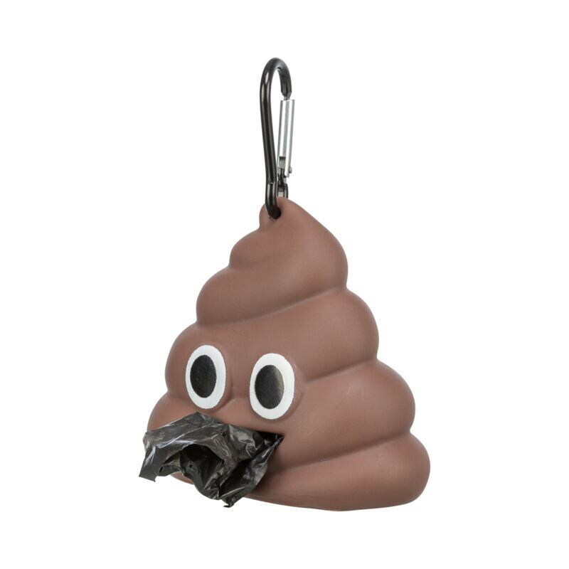 Zásobník POOP na sáčky na exkrementy, 8 x 5 cm / 15 sáčků, PVC