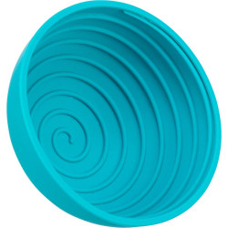 Lick’n'Snack miska 16 cm, silikon, petrolejová