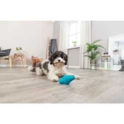 Snack Spinner - hračka na pamlsky, 12 cm, přírodní guma, petrolejová