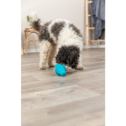 Snack Spinner - hračka na pamlsky, 12 cm, přírodní guma, petrolejová