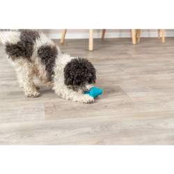 Snack Spinner - hračka na pamlsky, 12 cm, přírodní guma, petrolejová