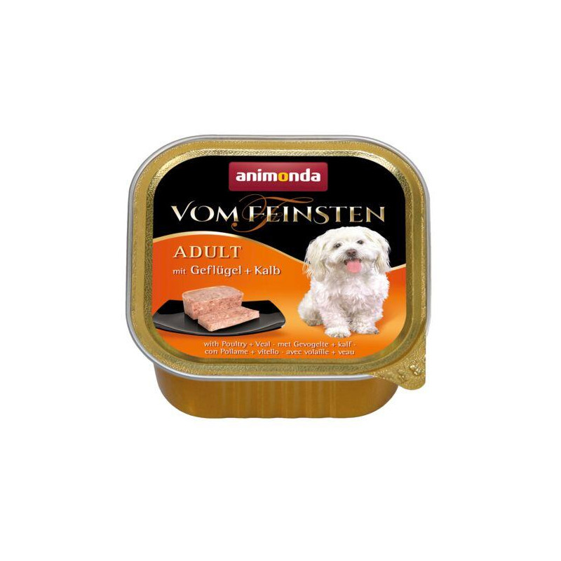 ANIMONDA paštika ADULT - drůbež, telecí pro psy 150g