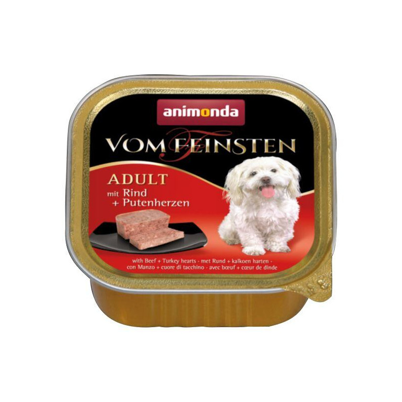 ANIMONDA paštika ADULT - hovězí, krůtí srdce pro psy 150g