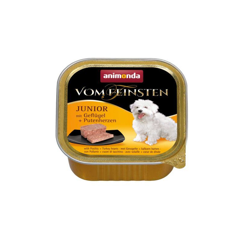 ANIMONDA paštika JUNIOR - drůbeží, krůtí srdce 150g