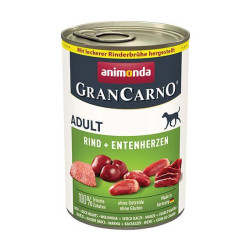 GRANCARNO Adult - hovězí, kachní srdce 400g