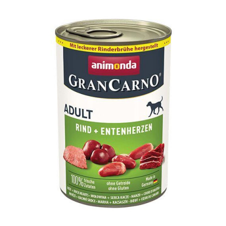 GRANCARNO Adult - hovězí, kachní srdce 400g