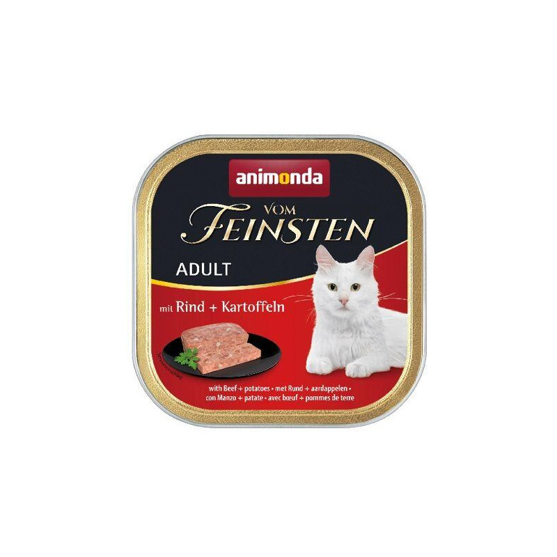 ANIMONDA paštika ADULT - hovězí + brambory pro kočky100g