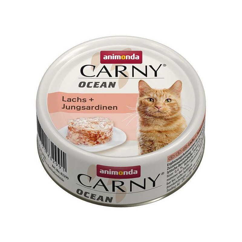 ANIMONDA konzerva CARNY Ocean - losos + sardinky 80g