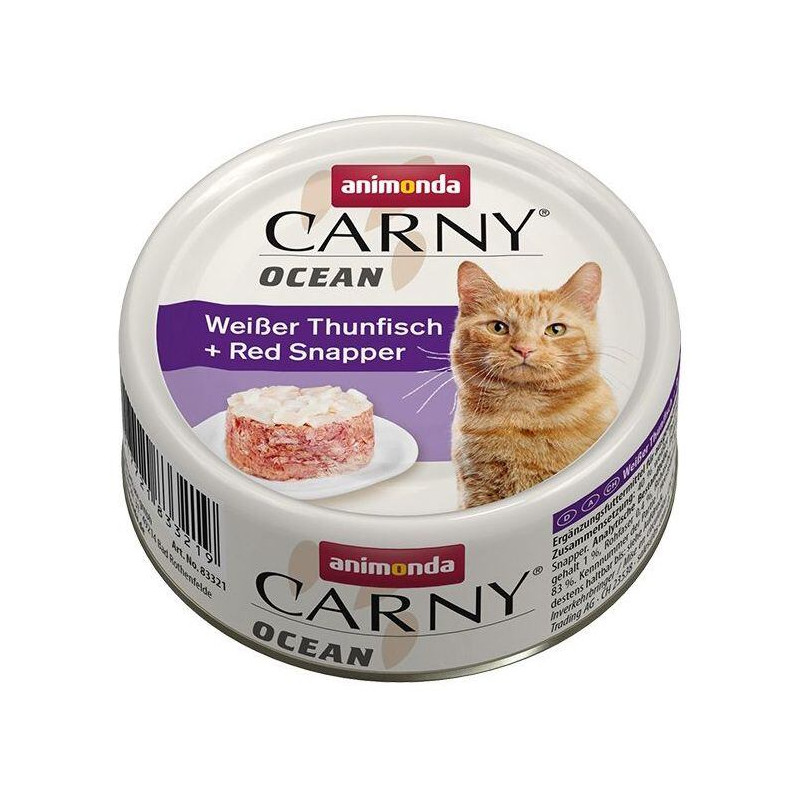 ANIMONDA konzerva CARNY OCEAN - tuňák+red snapper 80 g