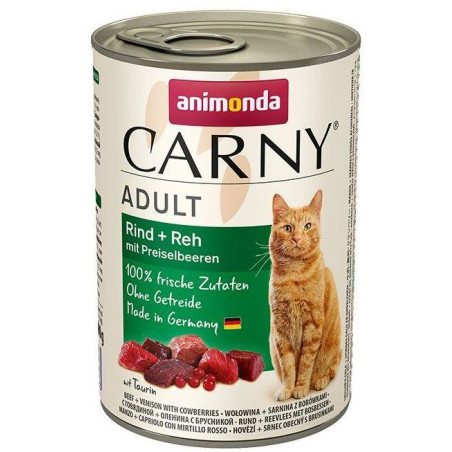 ANIMONDA konzerva CARNY Adult - hovězí, srnčí,brusinky 400g