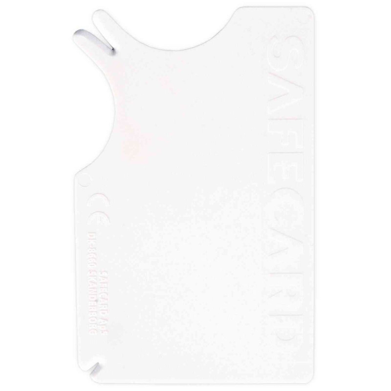 SAFECARD - plastová karta na vytahování klíšťat 8x5 cm