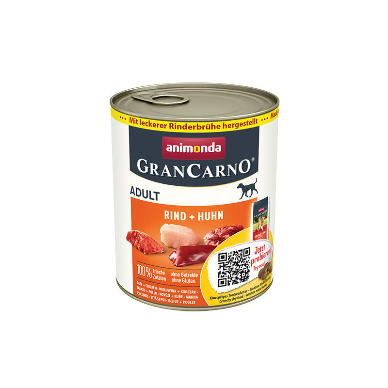 GRANCARNO Adult - hovězí, kuřecí 800g