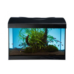 Akvarijní set 40 - černý rovný 40x25x25 cm (RP 2,90 Kč)