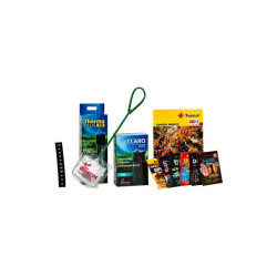 Akvarijní set 40 - černý oblý 40x25x25 cm (RP 2,90 Kč)