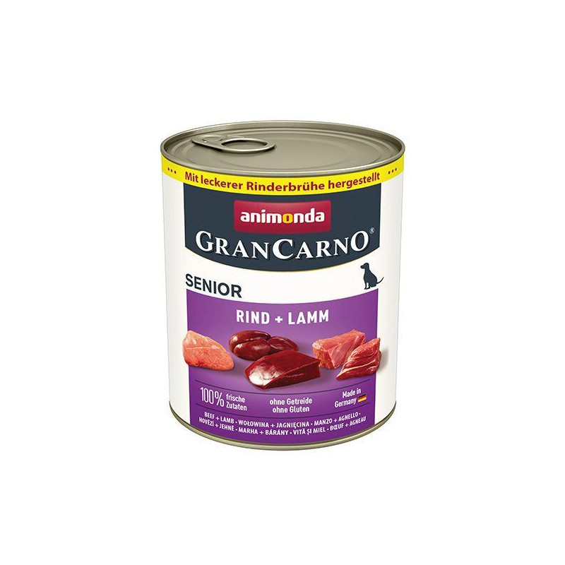 GRANCARNO Senior - hovězí, jehněčí 800 g