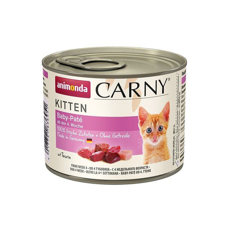 ANIMONDA konzerva CARNY BABY PATÉ hovězí, kuřecí 200g