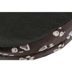 Oválný pelech JIMMY, taupe-šedý s tlapkami