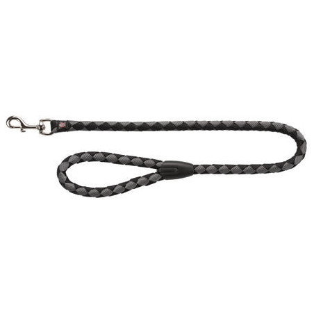 Vodítko CAVO kulaté - černá/stříbrná