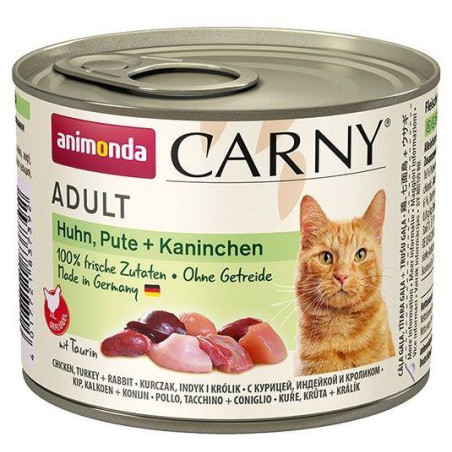 ANIMONDA konzerva CARNY Adult - kuře, krůta+králík 200g