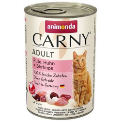 ANIMONDA konzerva CARNY Adult - krůta, kuře+ráčci 400g