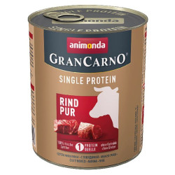 GRANCARNO Single Protein 800 g čisté hovězí, konzerva pro psy