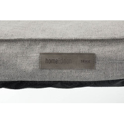 Polštář TALIS obdélník, tkaná látka, šedá