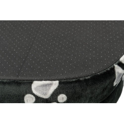 Pelech JIMMY oválný černý s tlapkami