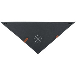 BE NORDIC šátek na krk, tmavošedá s větrnou růžicí