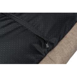 NELLI pelech obdélníkový, objemné okraje, 80 x 65 cm, světlehnědá/béžová