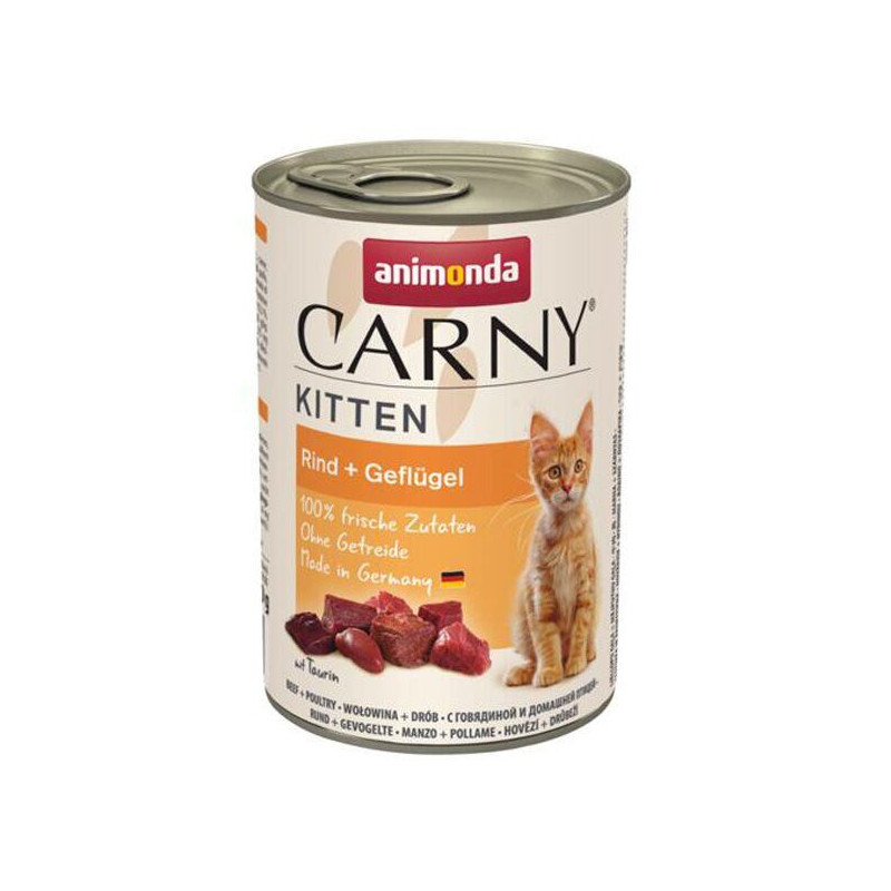 ANIMONDA konzerva CARNY Kitten - hovězí + drůbež 400g