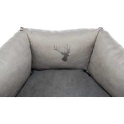 Pelech LENI kulatý s vysokým okrajem, ø 55 cm, písková/šedá