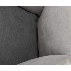 Pelech LENI kulatý s vysokým okrajem, ø 55 cm, písková/šedá