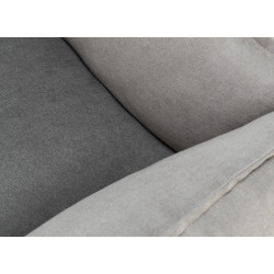 Pelech LENI obdélník s okrajem, písková/šedá