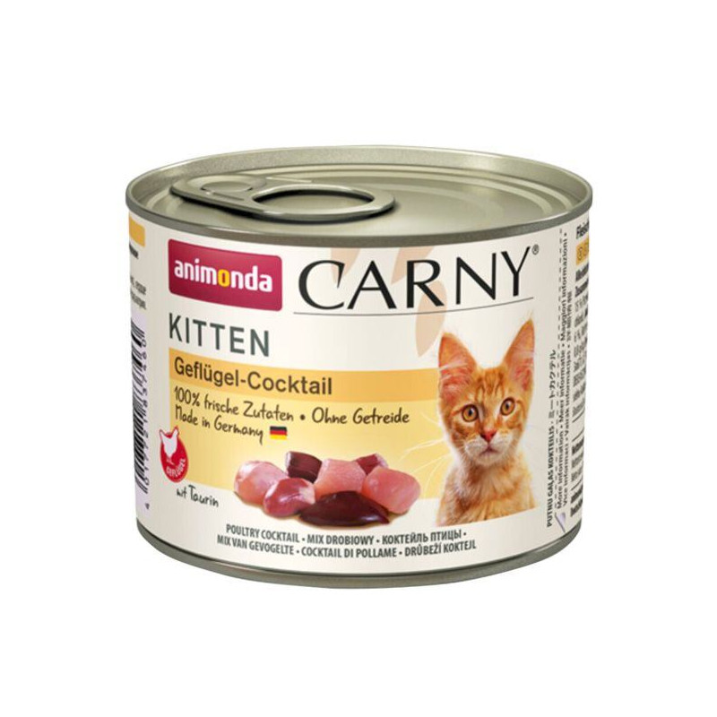 ANIMONDA konzerva CARNY Kitten - drůbeží koktejl 200g