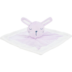 JUNIOR snuggler - plyšový mazlíček, čtverec s plyšovou hlavou