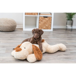 XXL plyšový pes Benny, 75 cm, béžová/hnědá