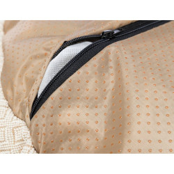 Pelech BOHO s vysokým okrajem, béžová