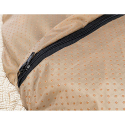 Pelech BOHO s vysokým okrajem, béžová