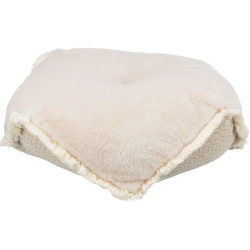 Extravysoký polštář BOHO čtvercový, béžová