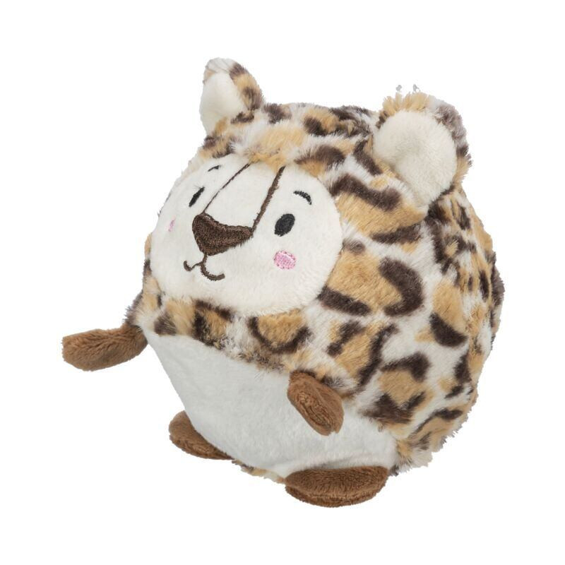 LEOPARD - plyšový míč se zvukem, 17 cm