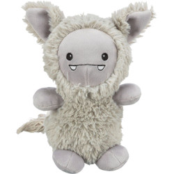 MONSTER II. - plyšová příšerka s vnitřním lanem, se zvukem, 32 cm, šedá